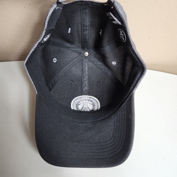 '47 Brand Milwaukee Bucks NBA Black/Gray Mesh Strap Back Cap - Picture 7 of 9